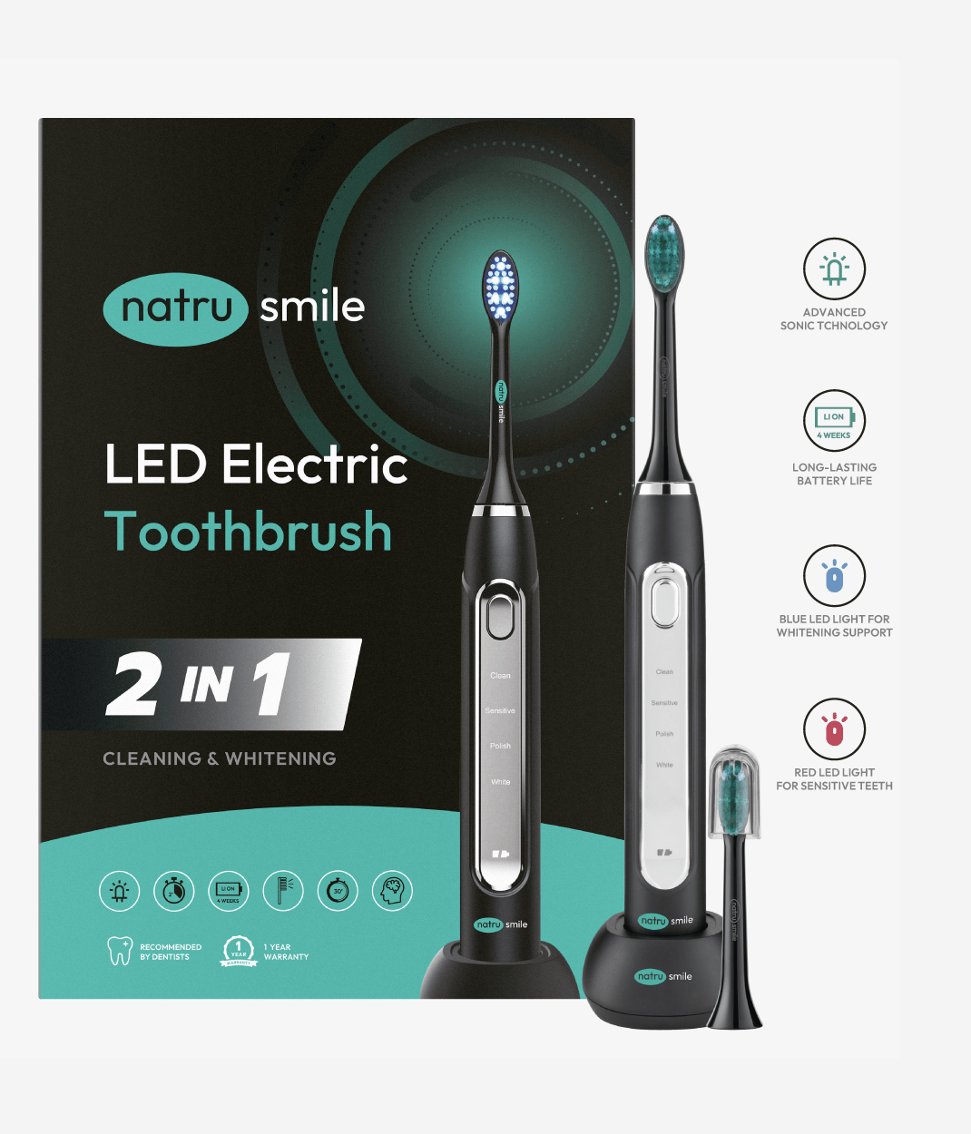 Whitening LED Electric Toothbrush